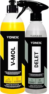 Shampo Automotivo Desengraxante Neutro V-Mol 500ml Delet 500ml Limpador De Plasticos Borracha Pneu Vonixx
