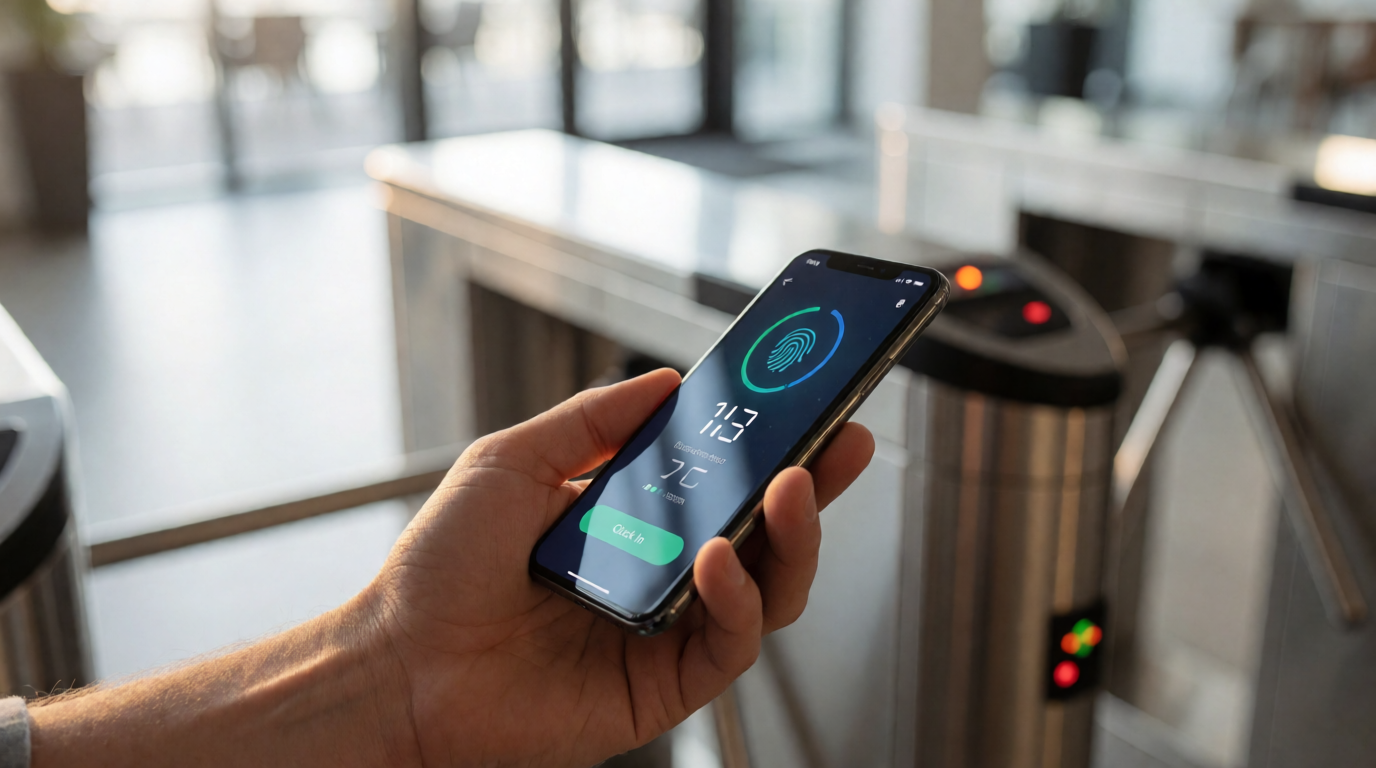 employee mobile app time tracking smartphone