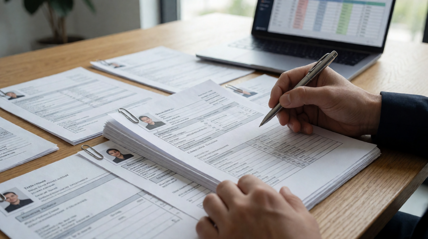 modern office employee biometric technology