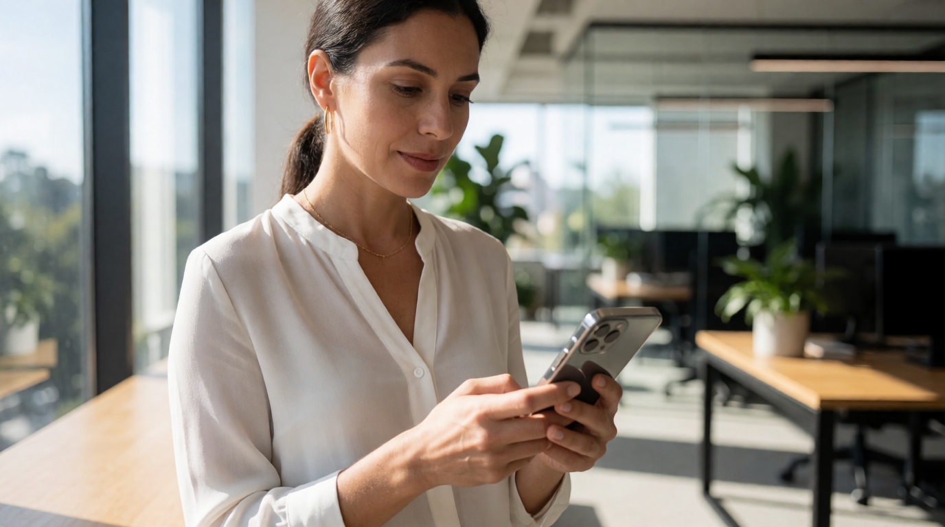 employee mobile app time tracking smartphone