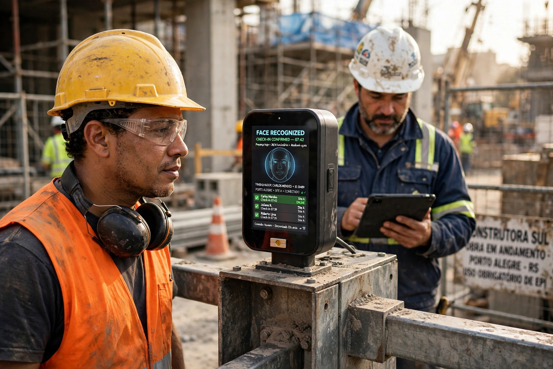 employee mobile app time tracking smartphone