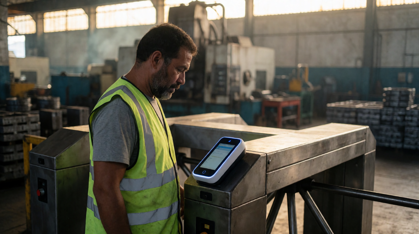 employee mobile app time tracking smartphone