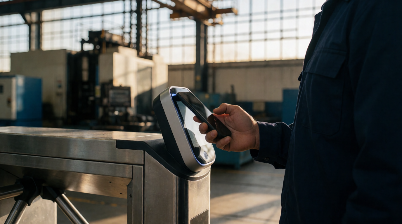 employee mobile app time tracking smartphone