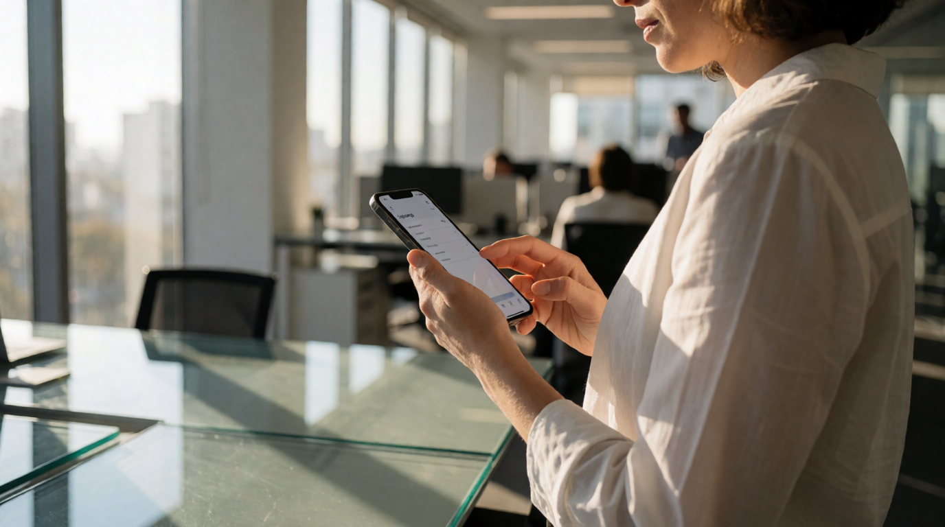 employee mobile app time tracking smartphone