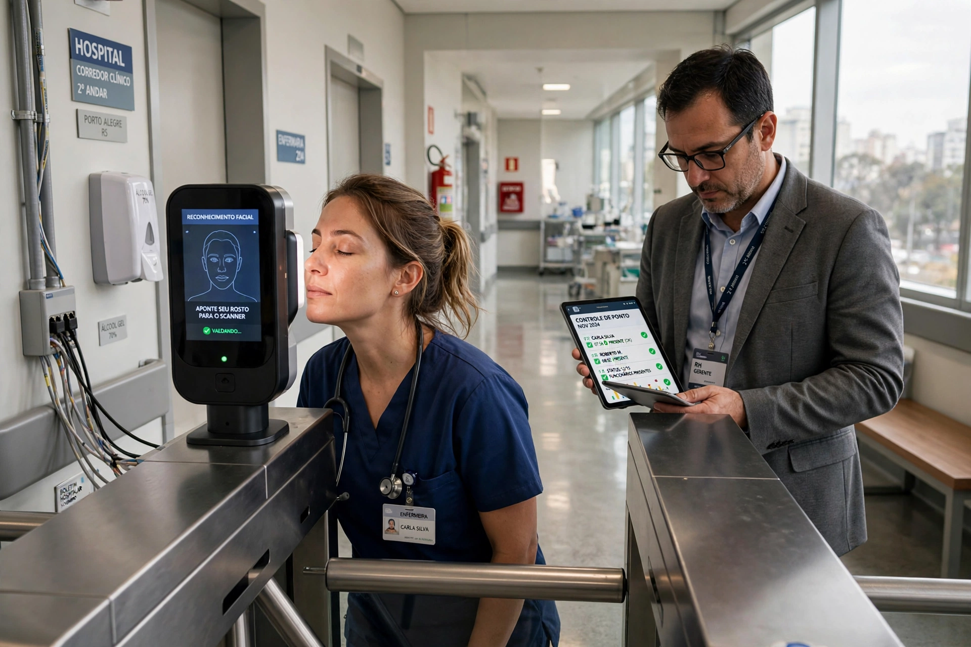 employee mobile app time tracking smartphone