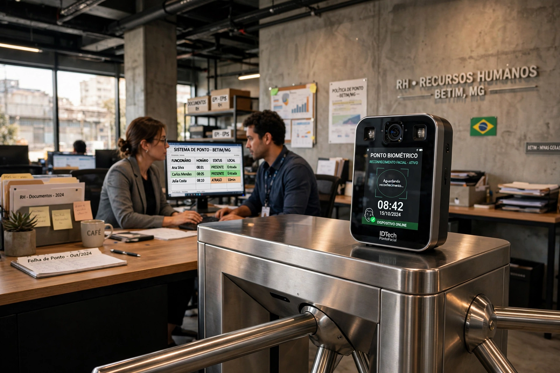 employee mobile app time tracking smartphone