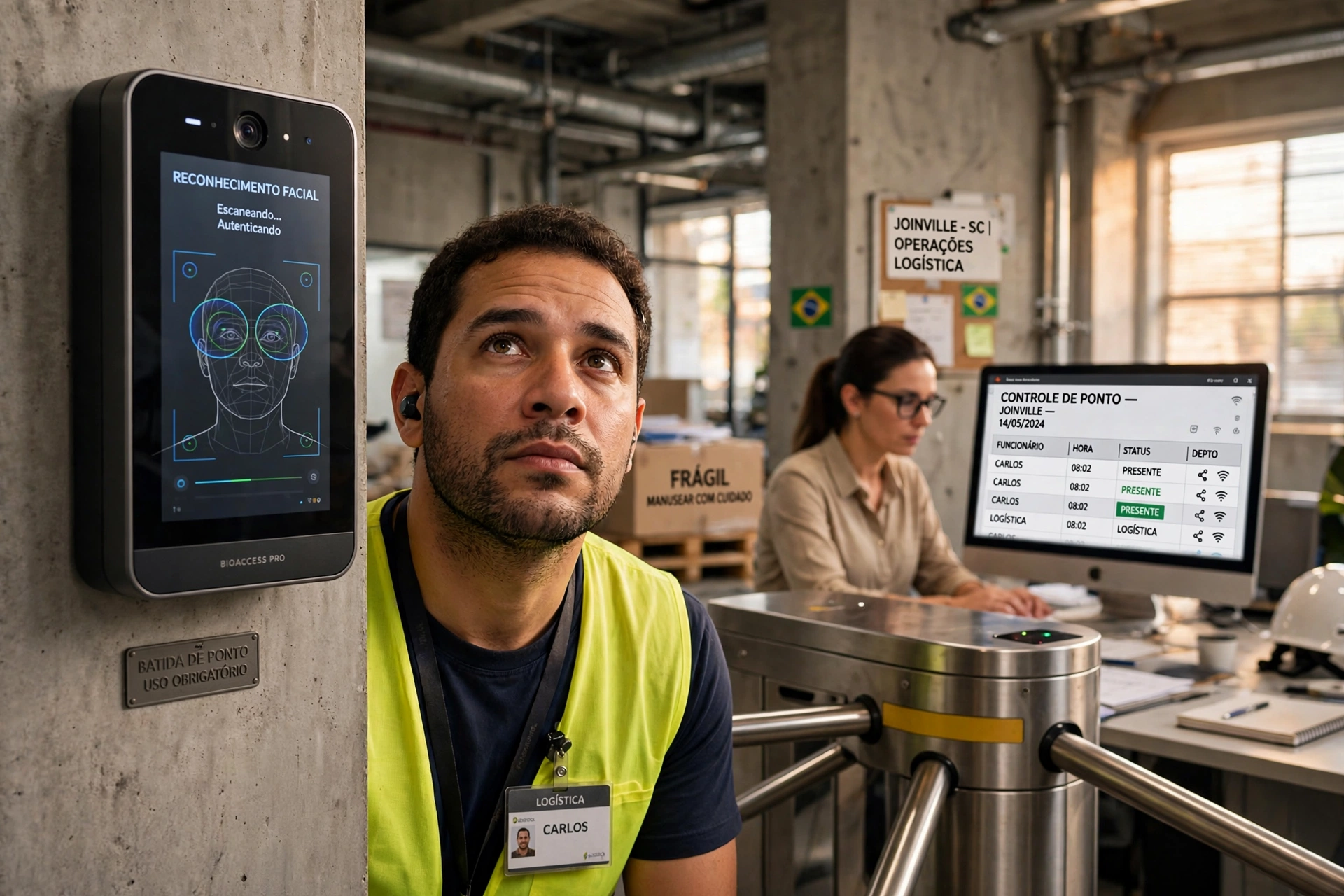 employee mobile app time tracking smartphone