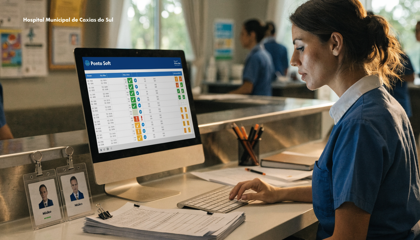 modern office employee biometric technology