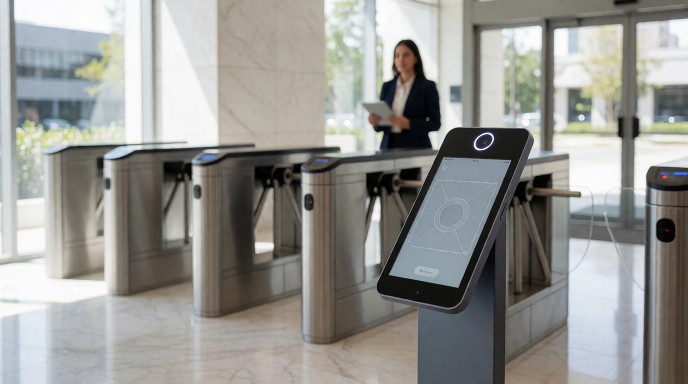 biometric time clock office employee