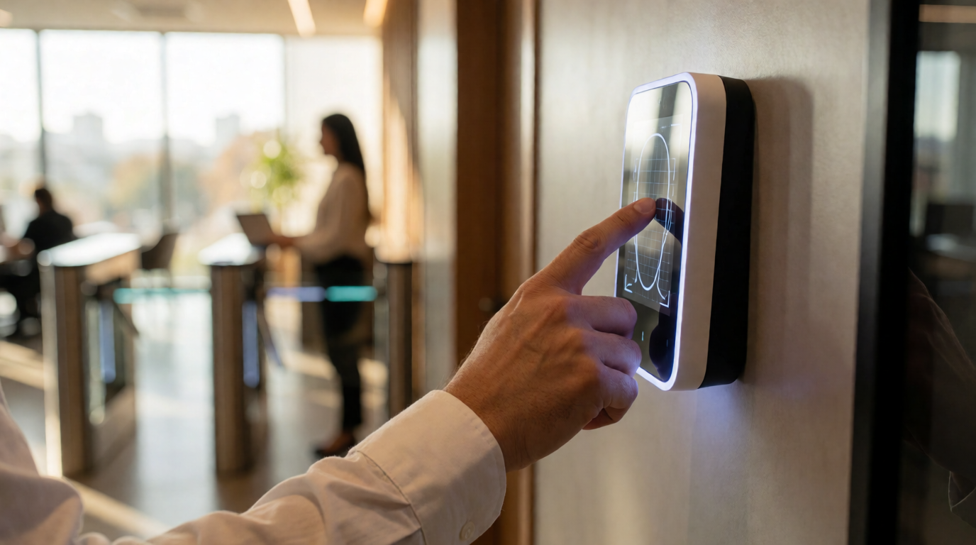 biometric time clock office employee