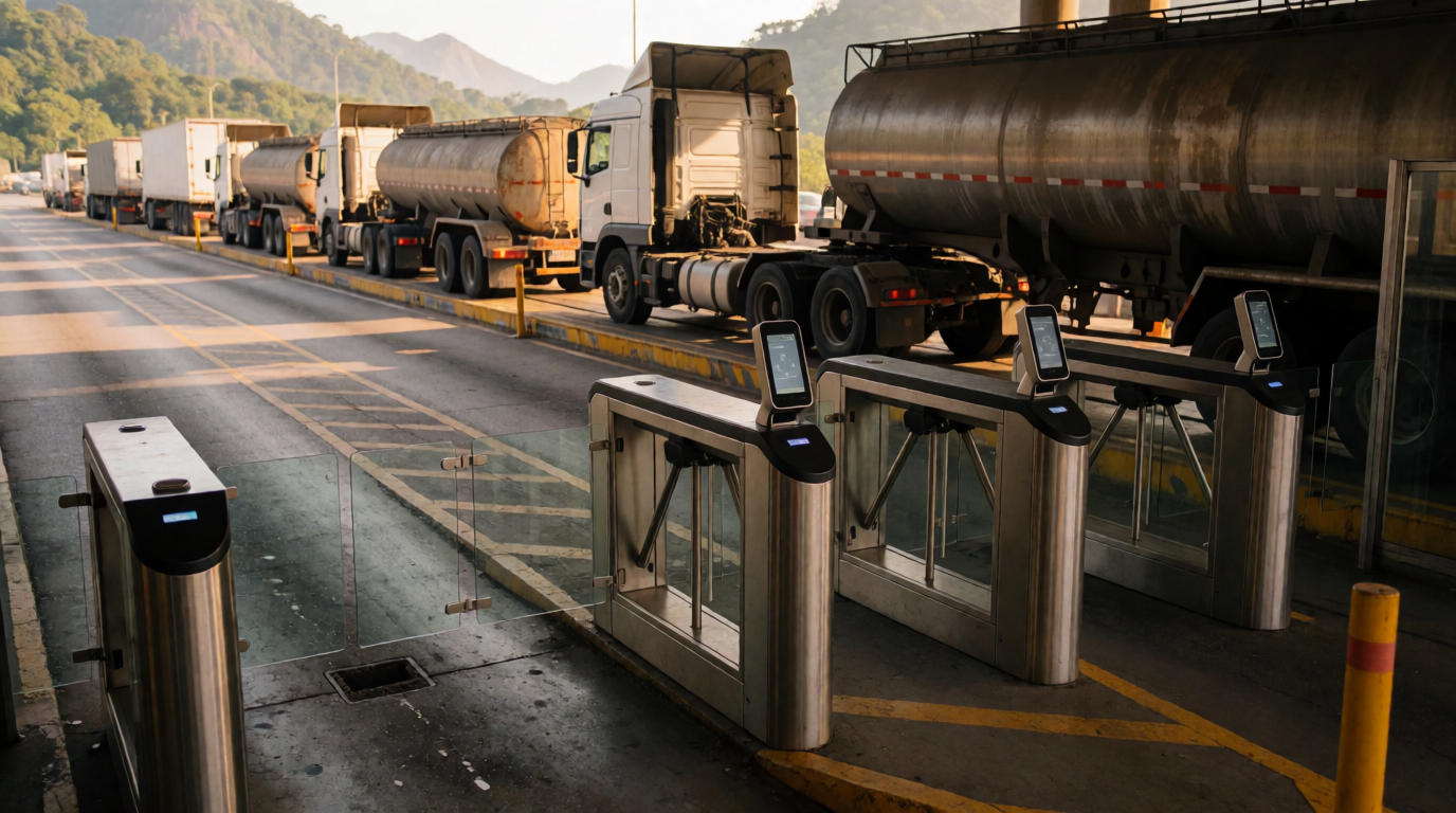 Balança rodoviária na região metropolitana do Rio de Janeiro