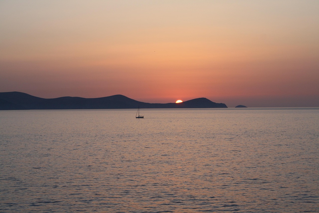 sunrise, dia island, crete, kreta, heraklion, m, mediterranean, travel, cruise, tourism, nature, ocean, port, sky, sailboat, boat