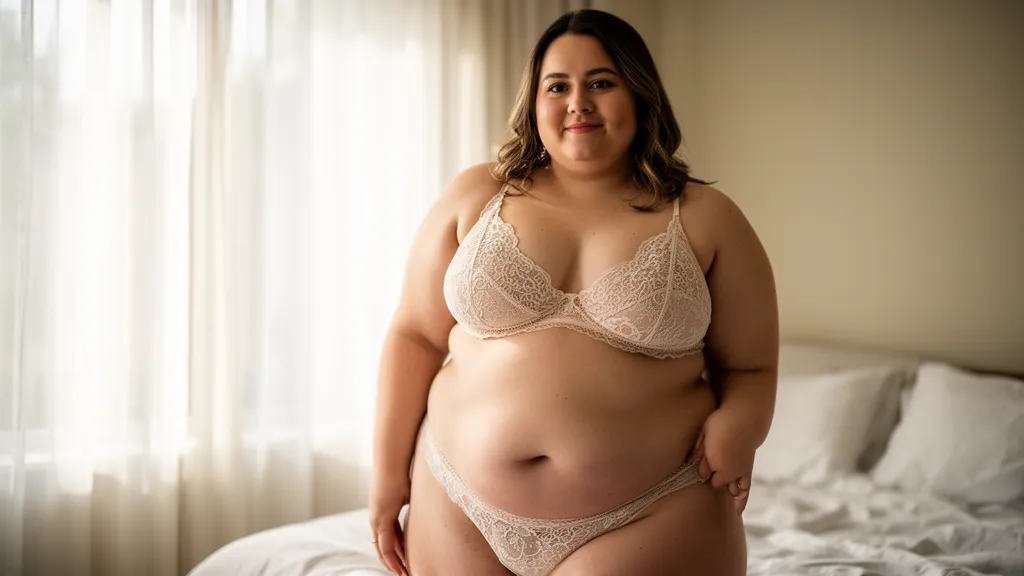 lingerie fashion woman use bra plus size