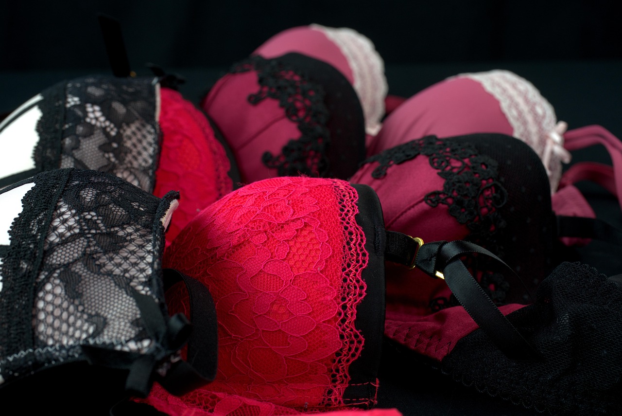 bra, underwear, lingerie, fashion, sensual, female, red, attractive, beauty