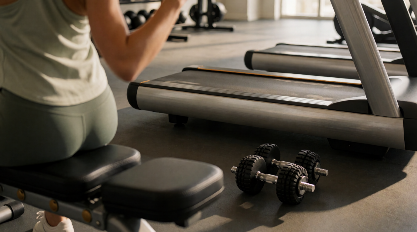 gym fitness equipment workout beginner