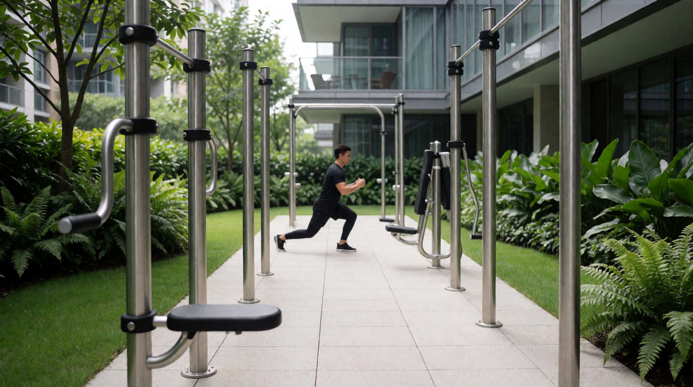 gym fitness equipment workout ginastica comercial condo