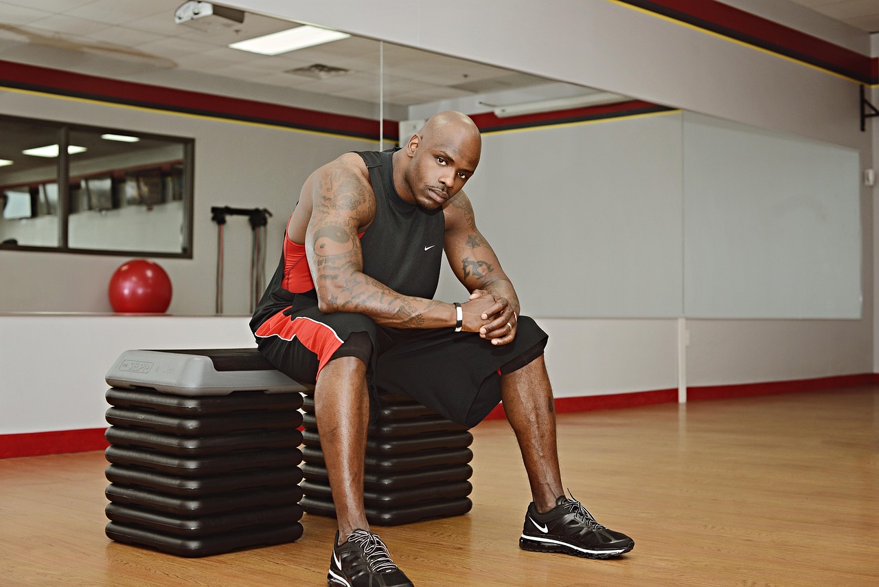 fitness, guy, black, exercise, fitness training, fitness man, man, male, fitness center, training, trainer, muscles, happy, healthy, sports, gym, step aerobics, brown fitness, brown happy, brown gym, brown exercise, brown training, brown healthy, brown workout, brown sports, brown happiness, trainer, gym, gym, gym, gym, gym