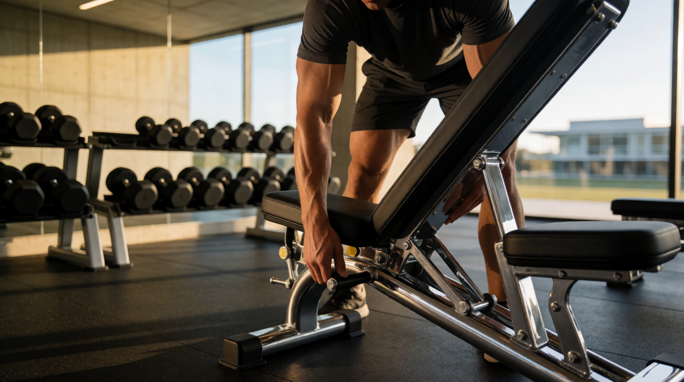 gym fitness equipment workout banco ajustavel brasilia df