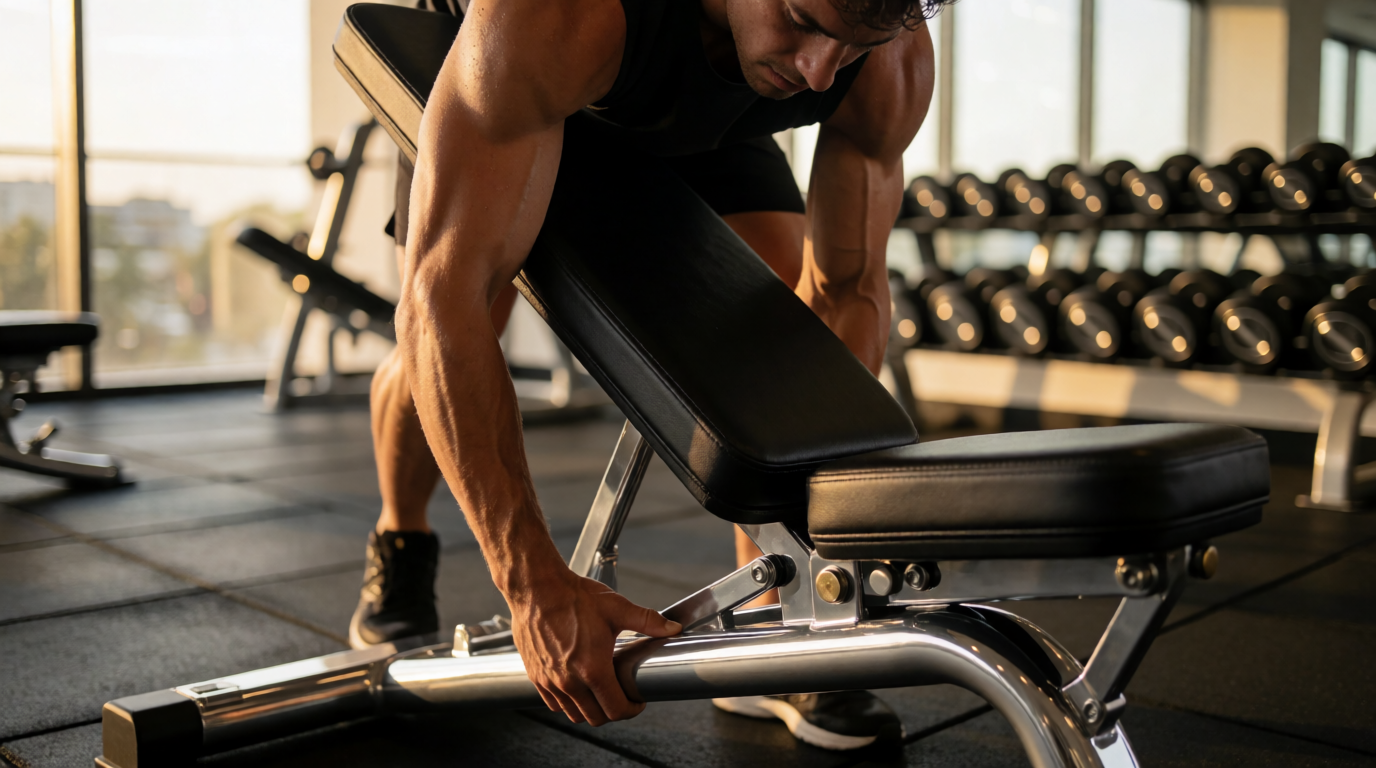 gym fitness equipment workout banco ajustavel fortaleza ce