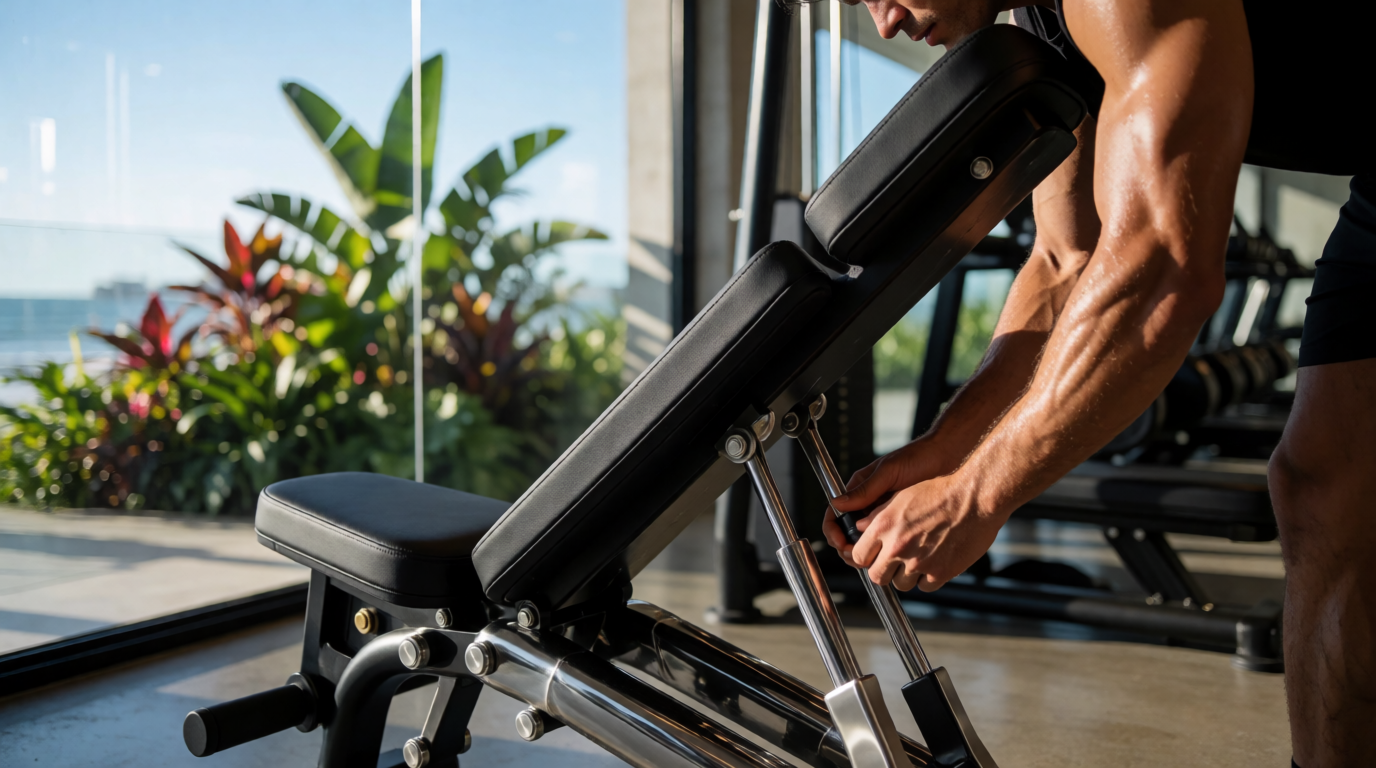 gym fitness equipment workout banco ajustavel recife pe