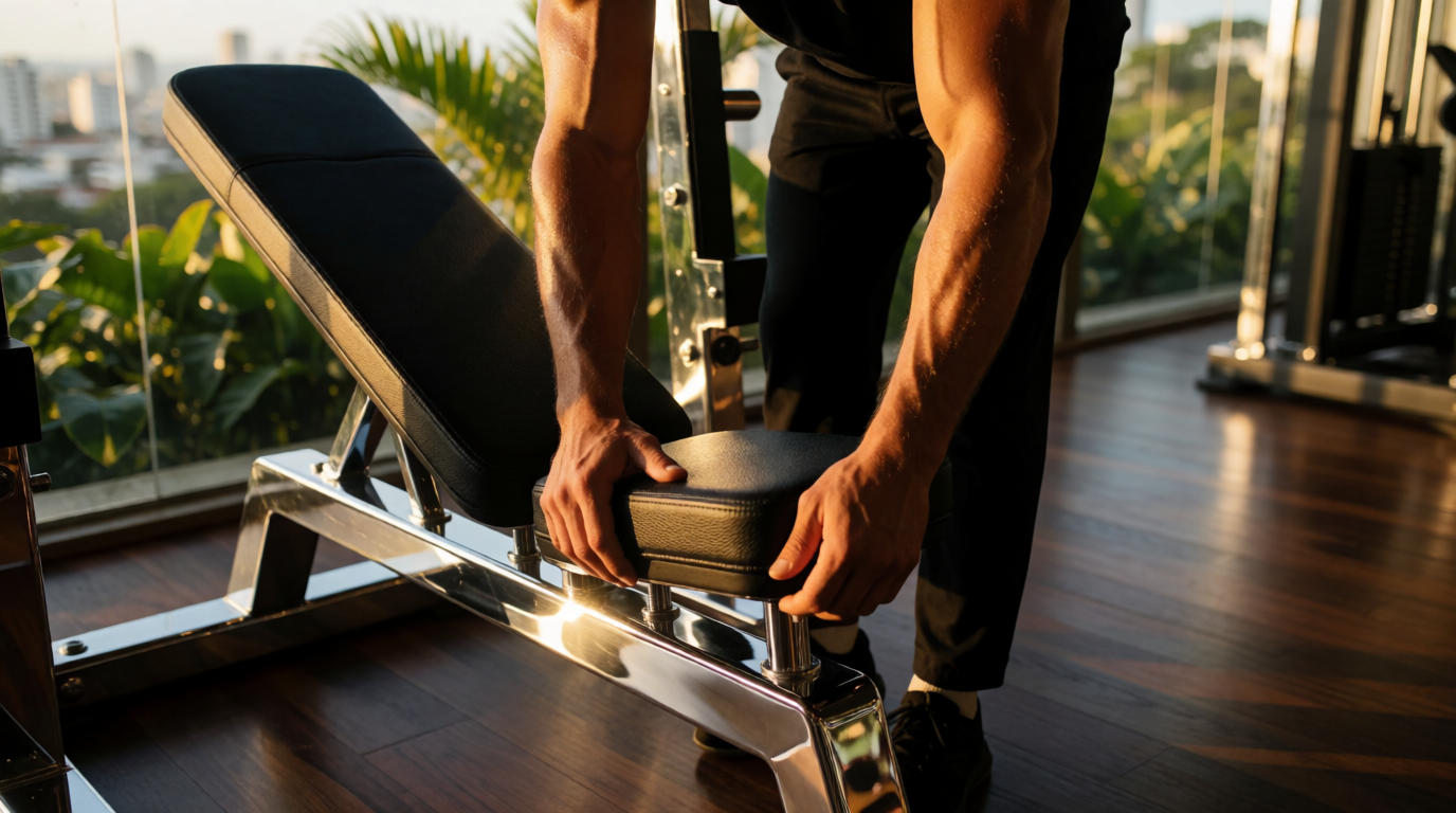 gym fitness equipment workout banco ajustavel salvador ba
