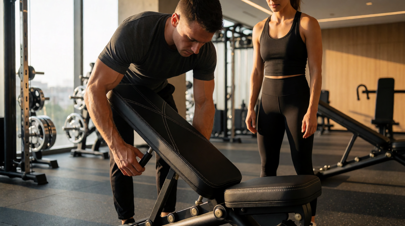 gym fitness equipment workout banco ajustavel sao paulo