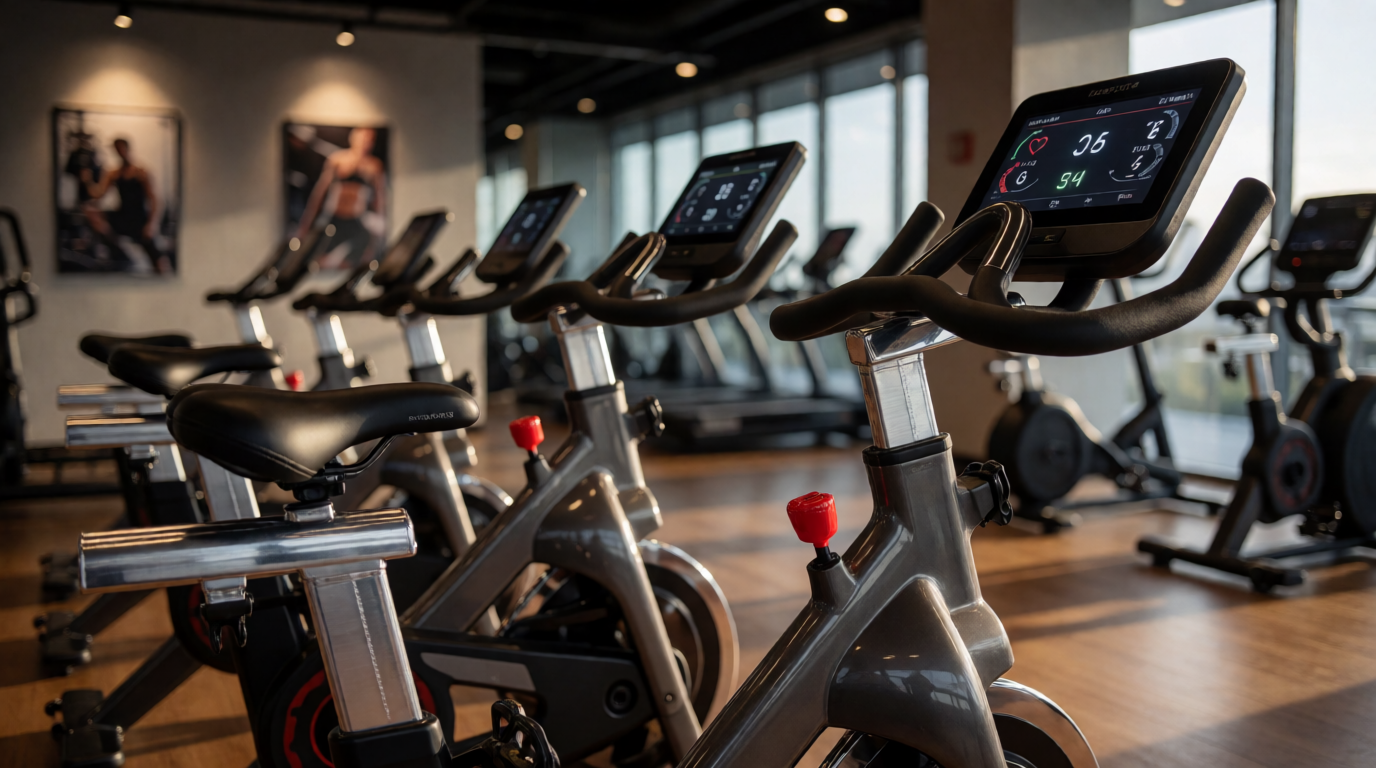 gym fitness equipment workout bikes ergom tricas