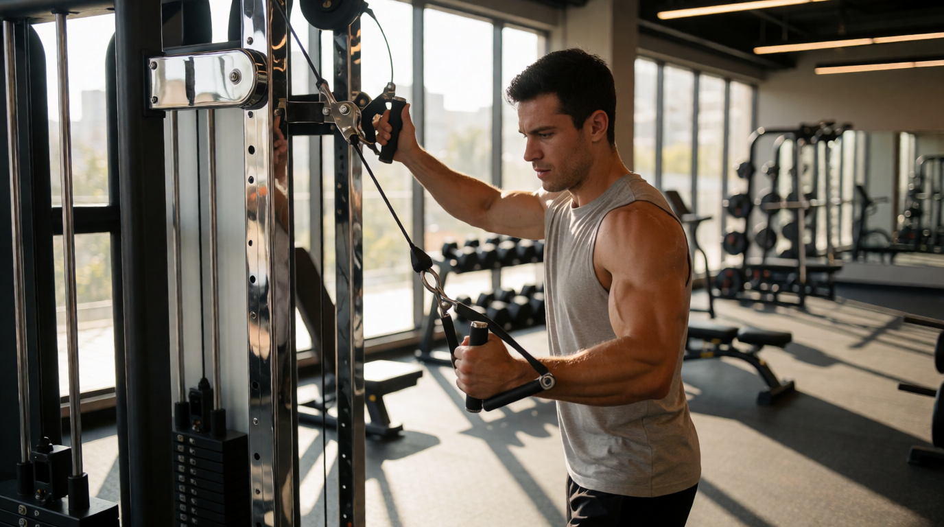 gym fitness equipment workout cable crossover belo horizonte