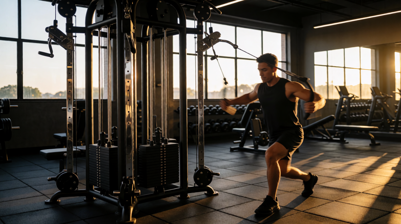 gym fitness equipment workout cable crossover curitiba pr
