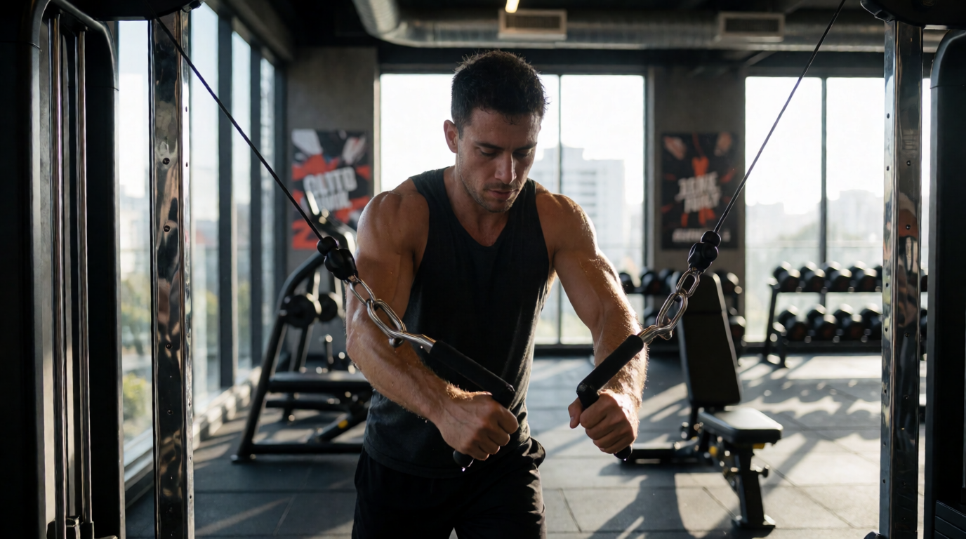 gym fitness equipment workout cable crossover duque caxias