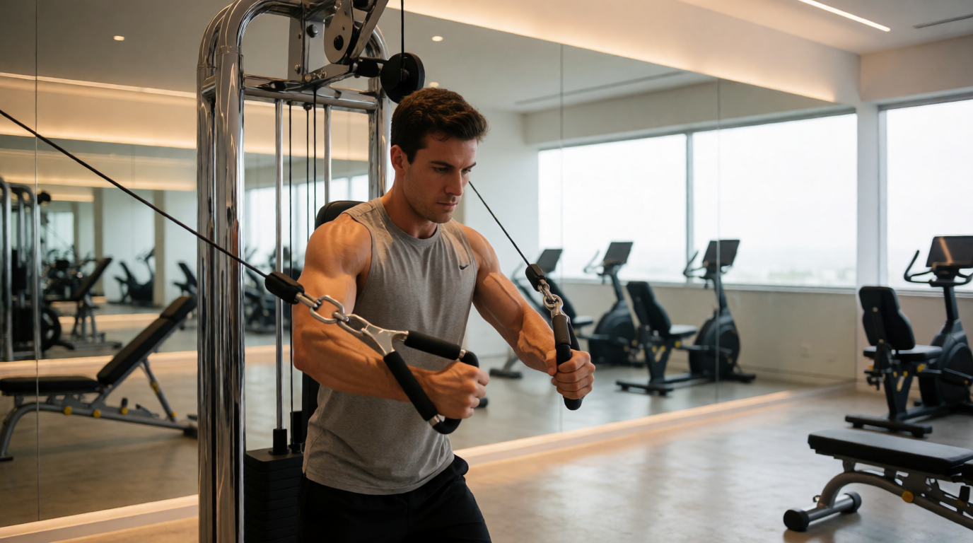 gym fitness equipment workout cable crossover joao pessoa