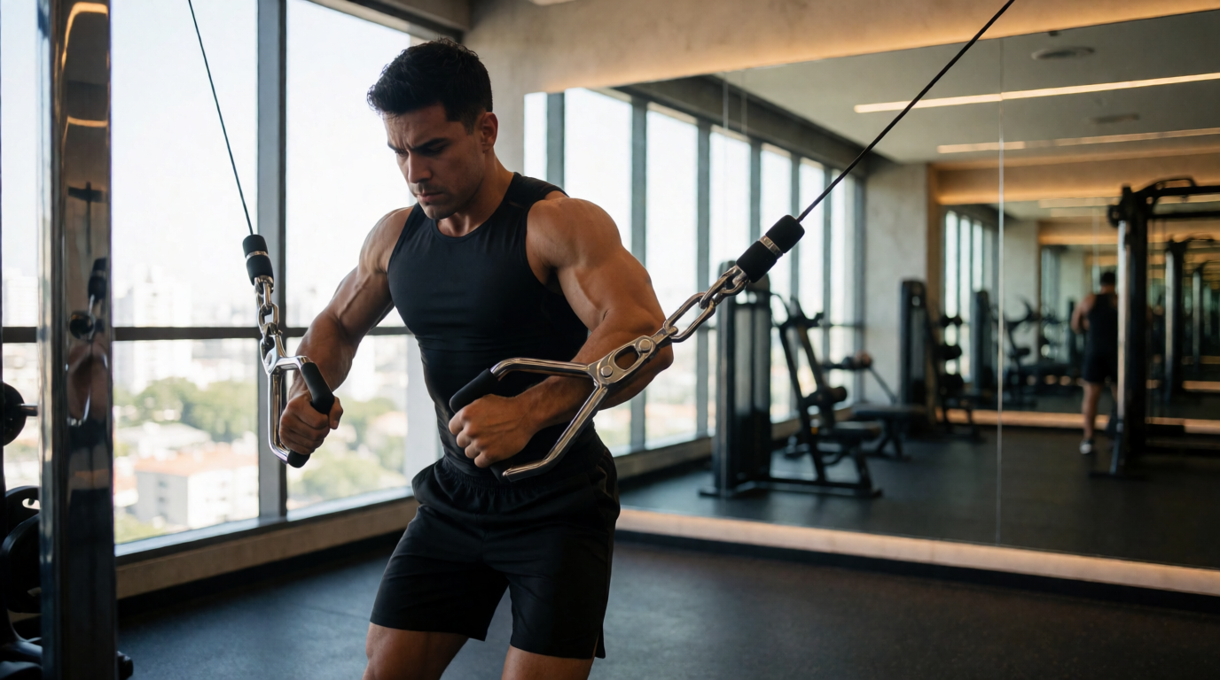 gym fitness equipment workout cable crossover nova iguacu