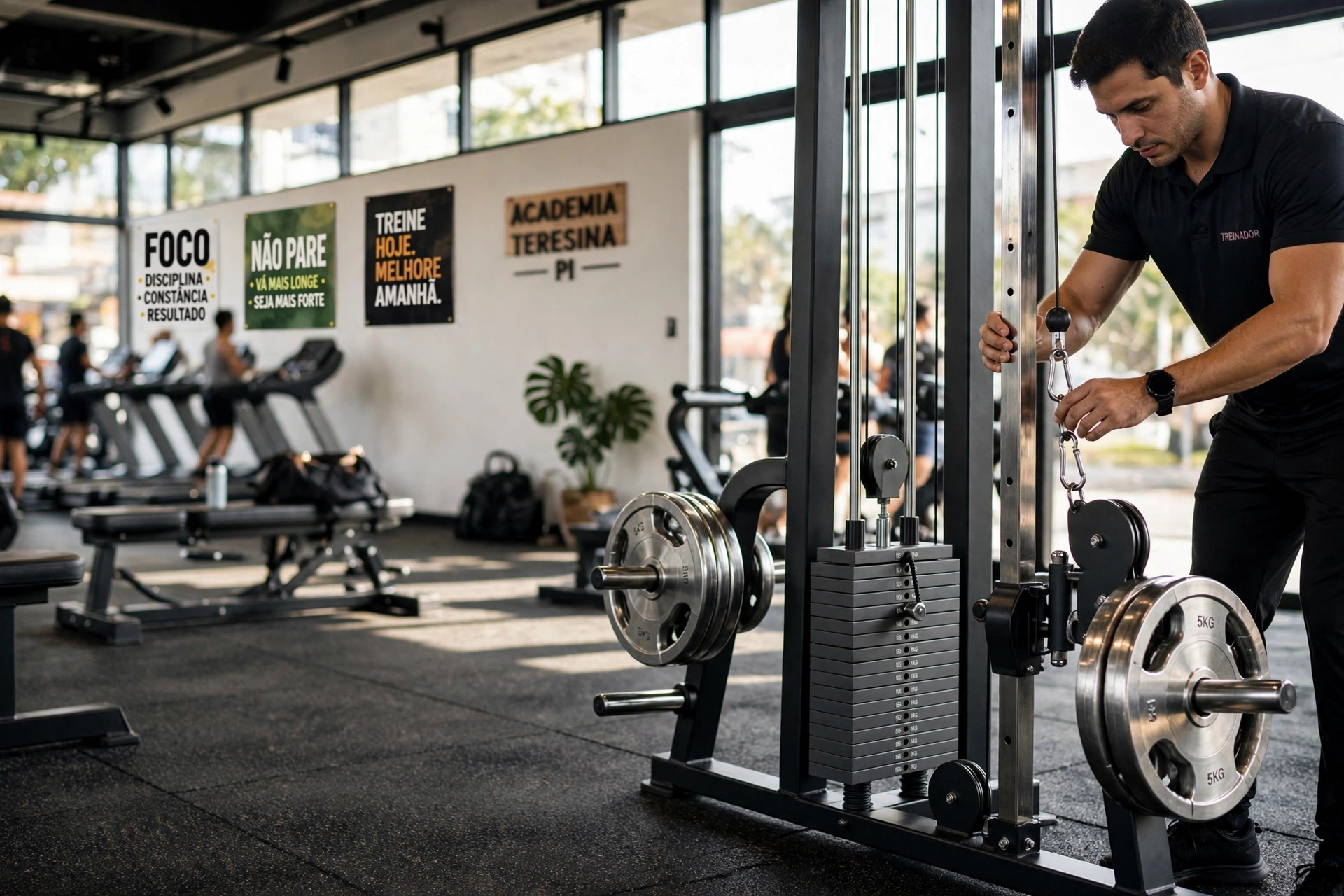 gym fitness equipment workout cable crossover teresina pi