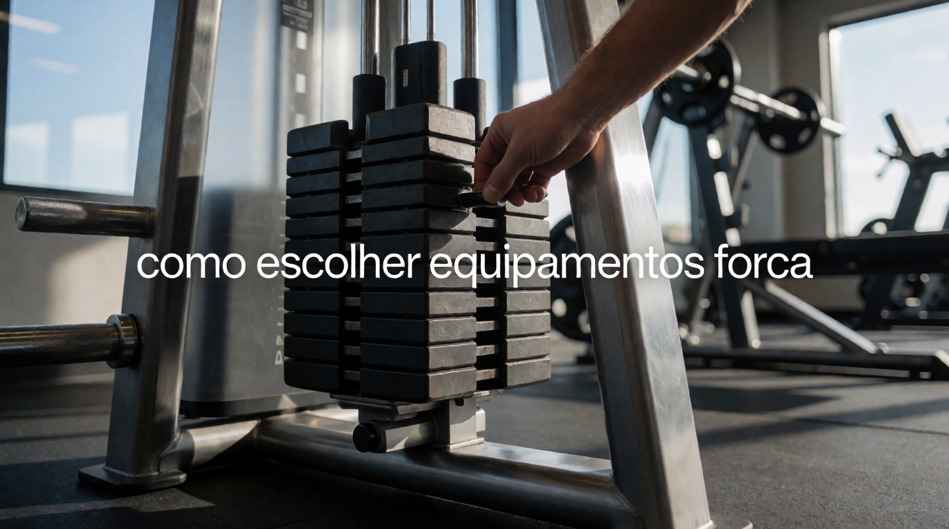 gym fitness equipment workout escolher forca