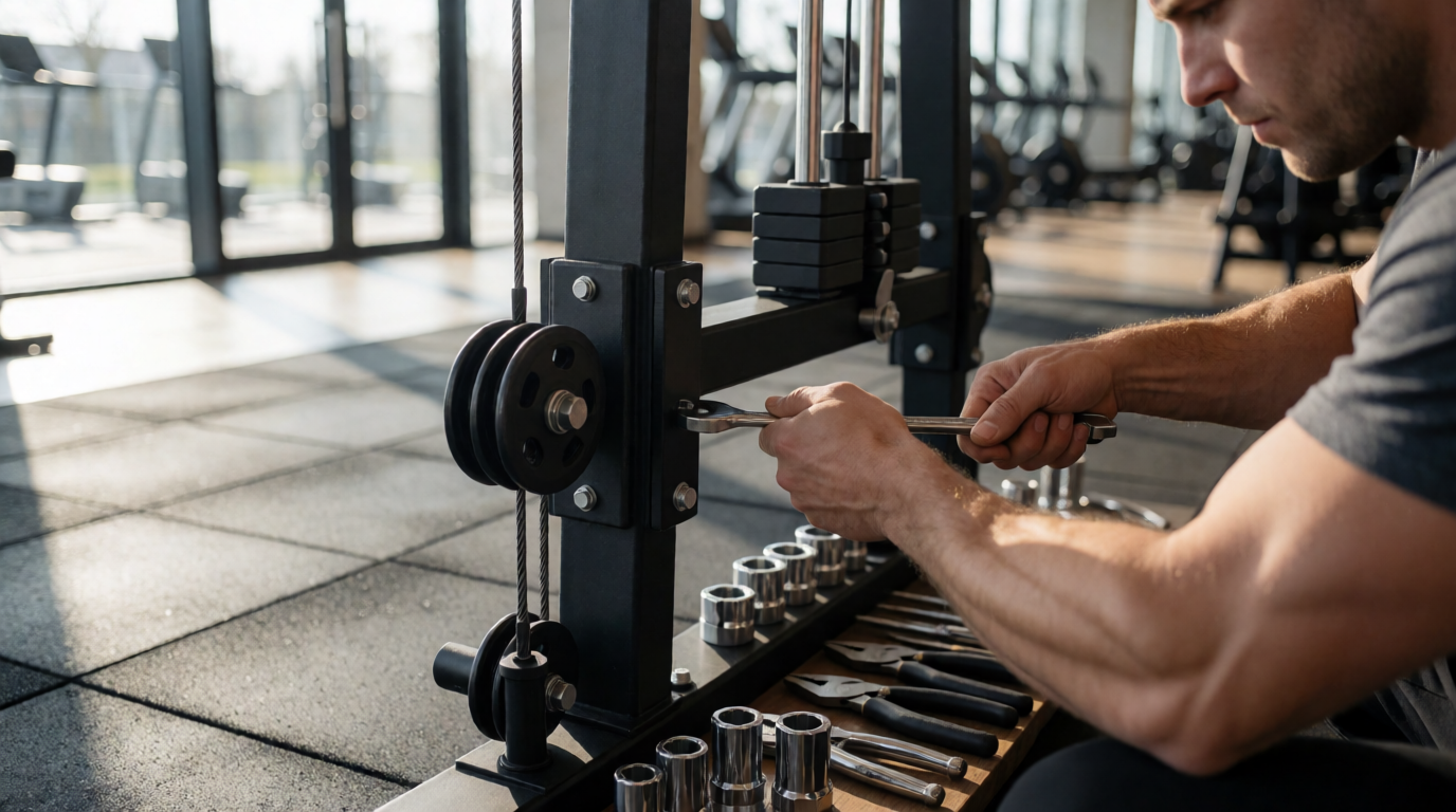gym fitness equipment workout instalar linha profissional