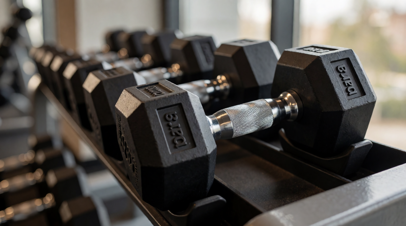 gym fitness equipment workout dumbbells hex brasilia df