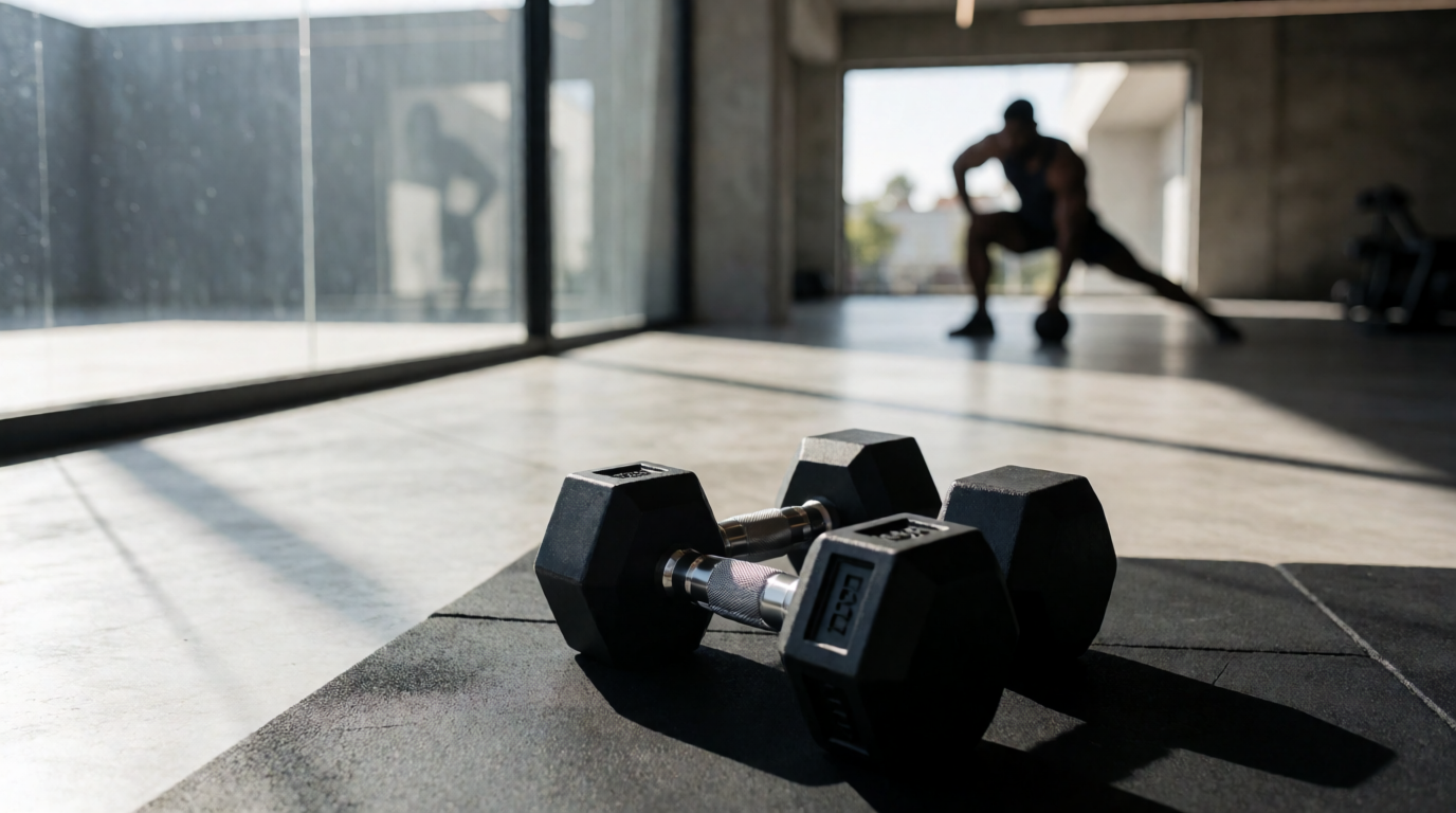 gym fitness equipment workout dumbbells hex goiania go