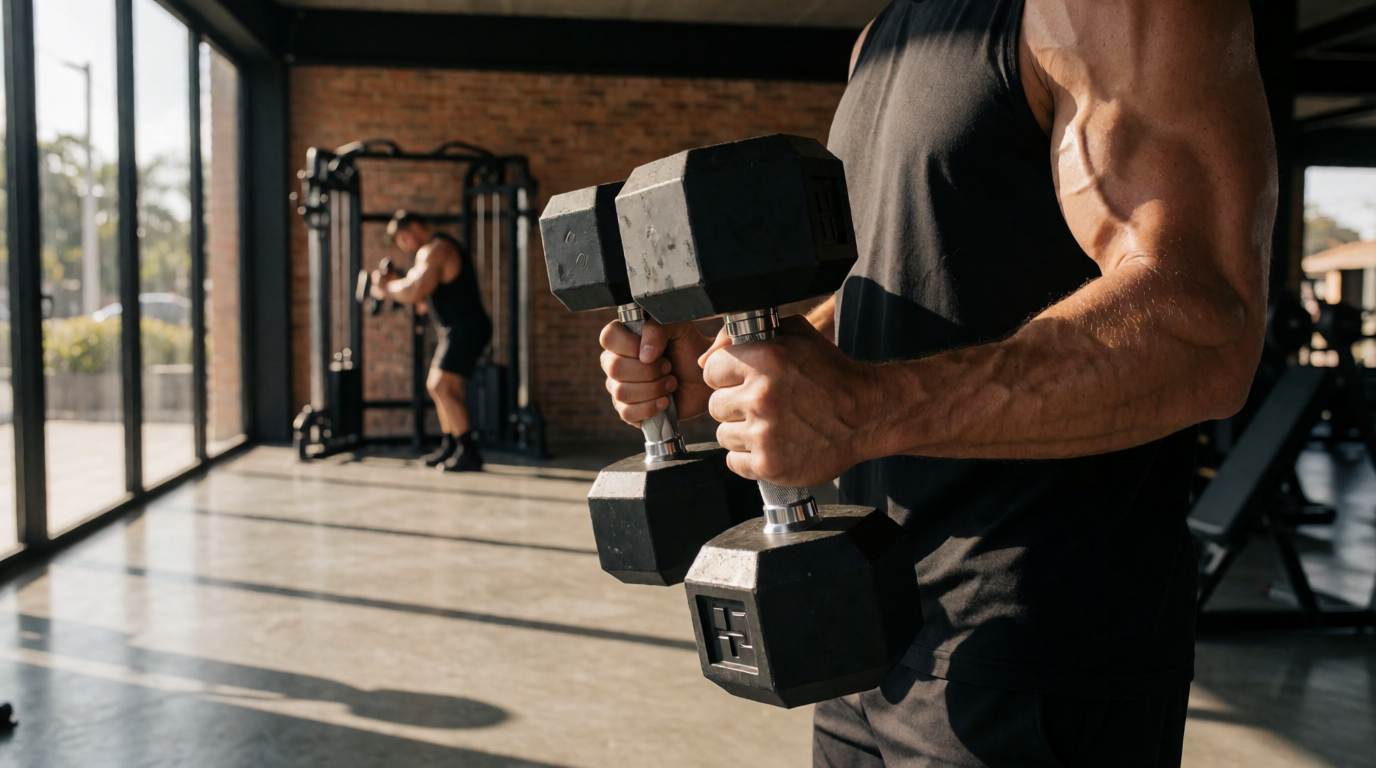 gym fitness equipment workout dumbbells hex recife pe