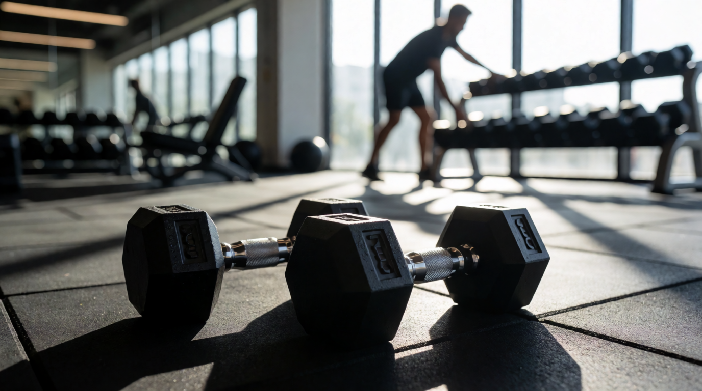 gym fitness equipment workout dumbbells hex sao paulo