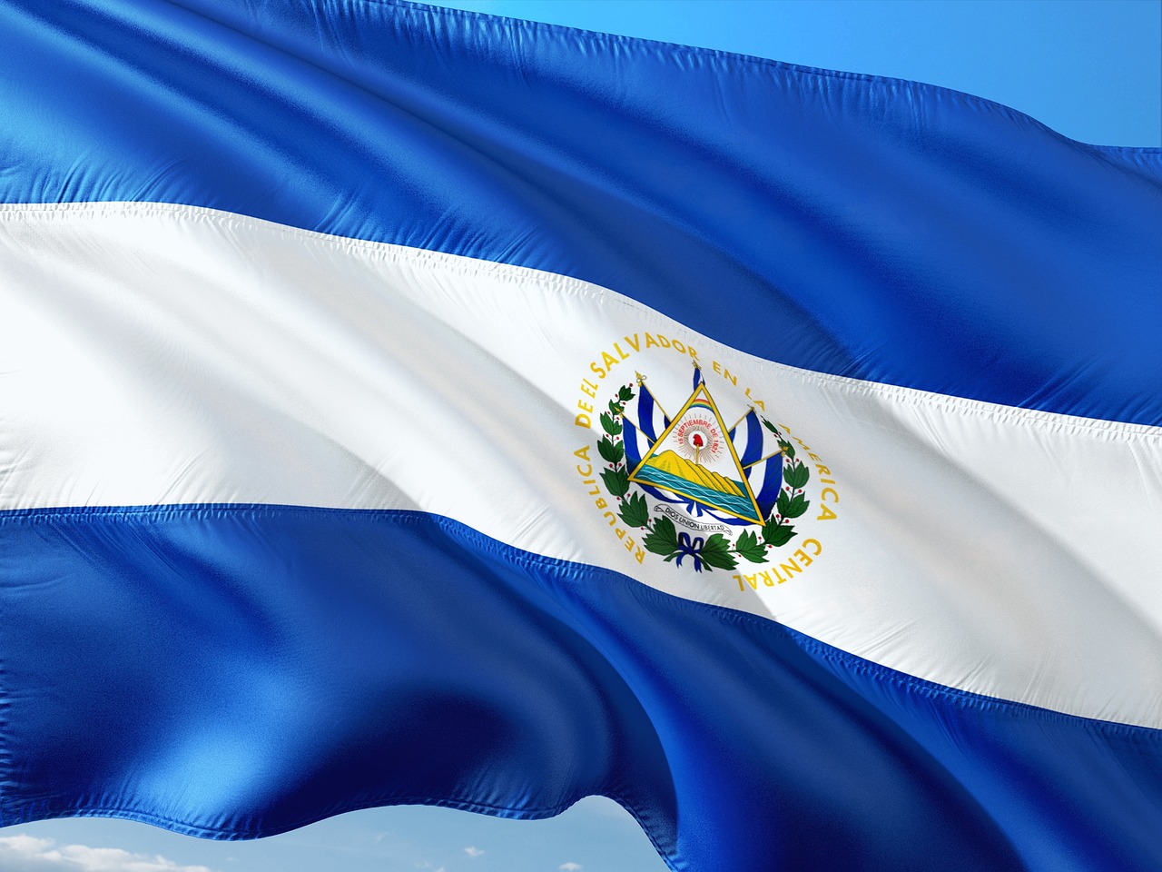 banner, flag, el salvador