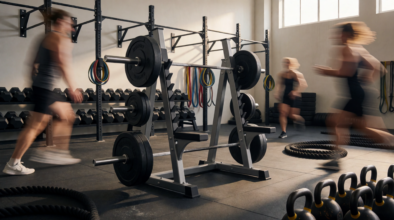 gym fitness equipment workout crossfit academias hibridas