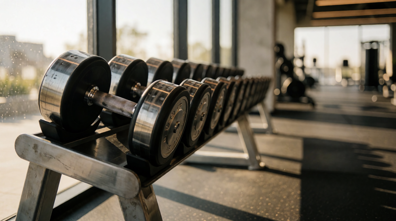 gym fitness equipment workout halteres fixos sp