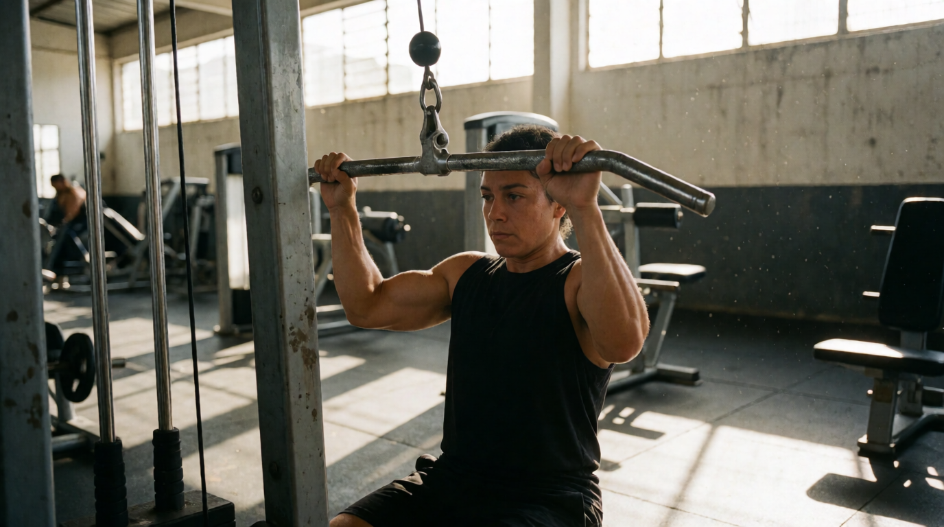 gym fitness equipment workout lat pulldown feira santana