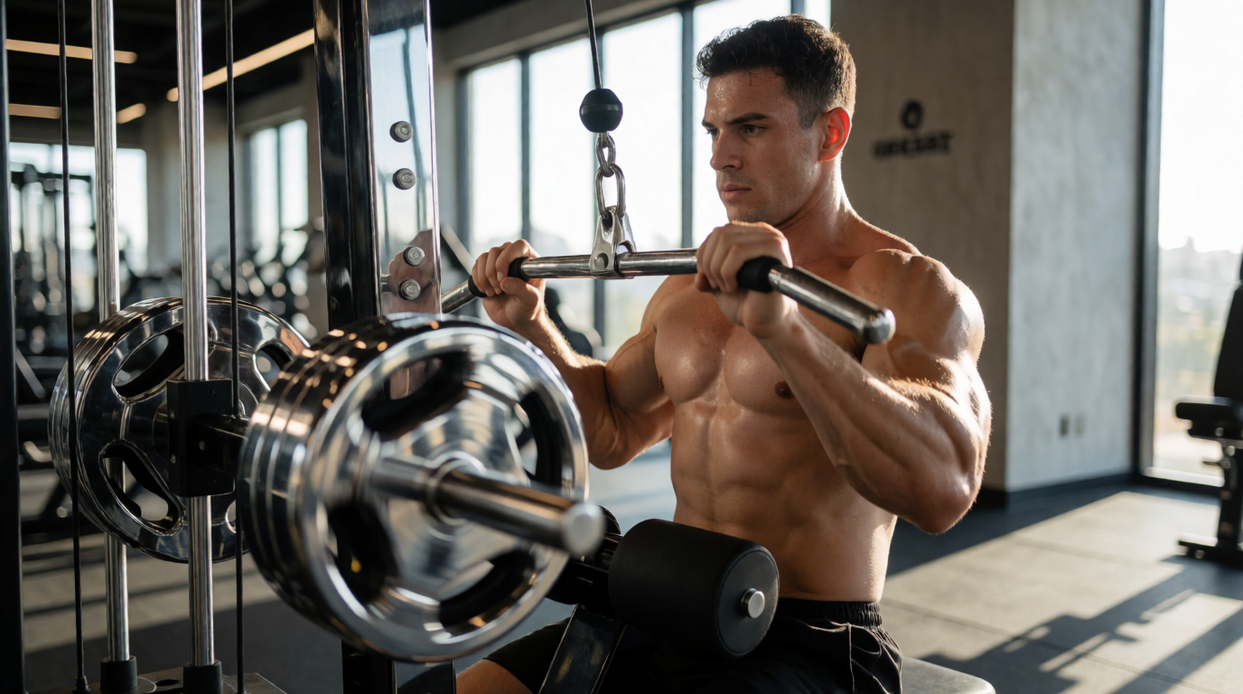 gym fitness equipment workout lat pulldown feira santana