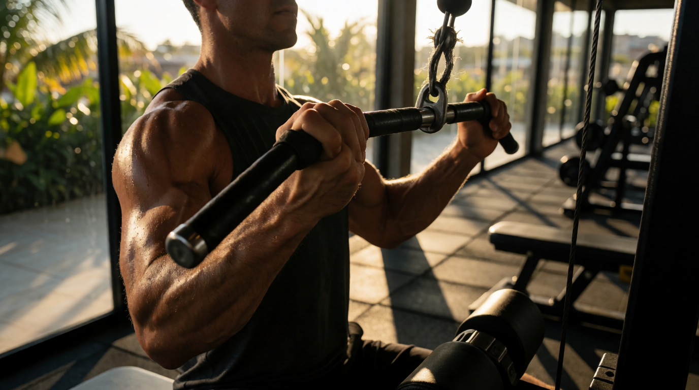 gym fitness equipment workout lat pulldown joao pessoa