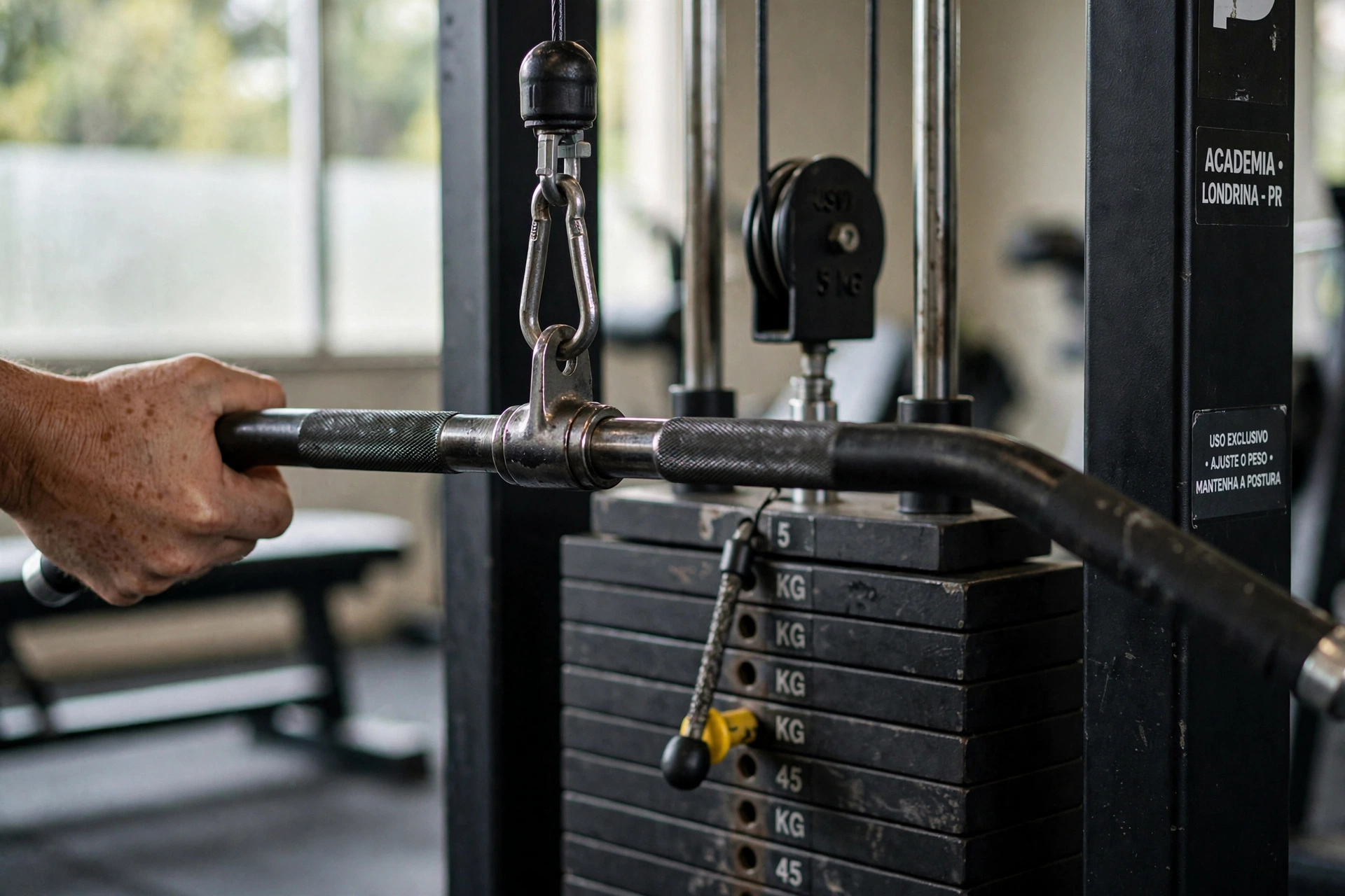 gym fitness equipment workout lat pulldown londrina pr
