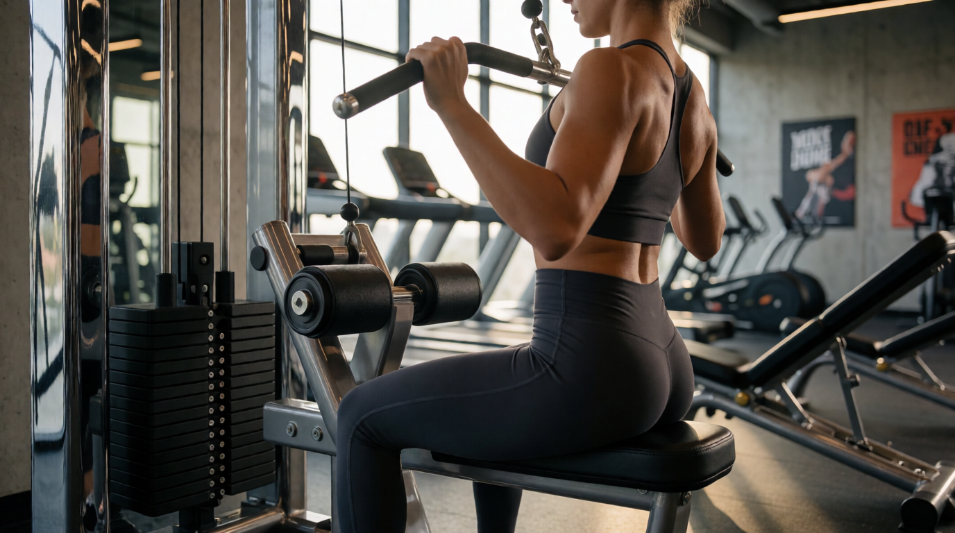 gym fitness equipment workout lat pulldown nova igua