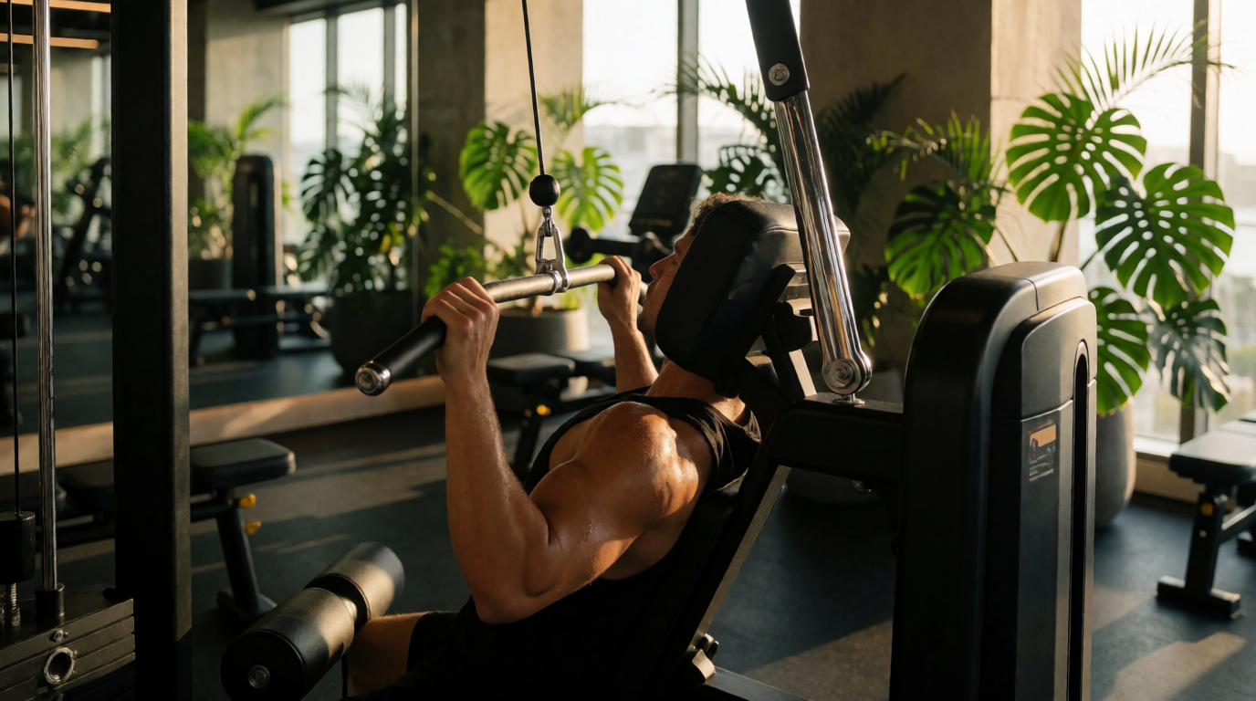 gym fitness equipment workout lat pulldown rio janeiro