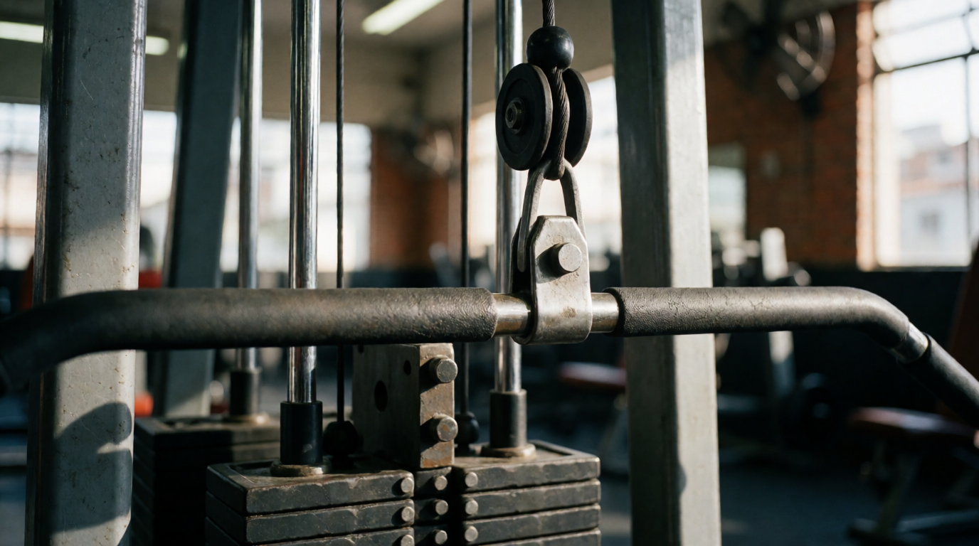 gym fitness equipment workout lat pulldown sao goncalo
