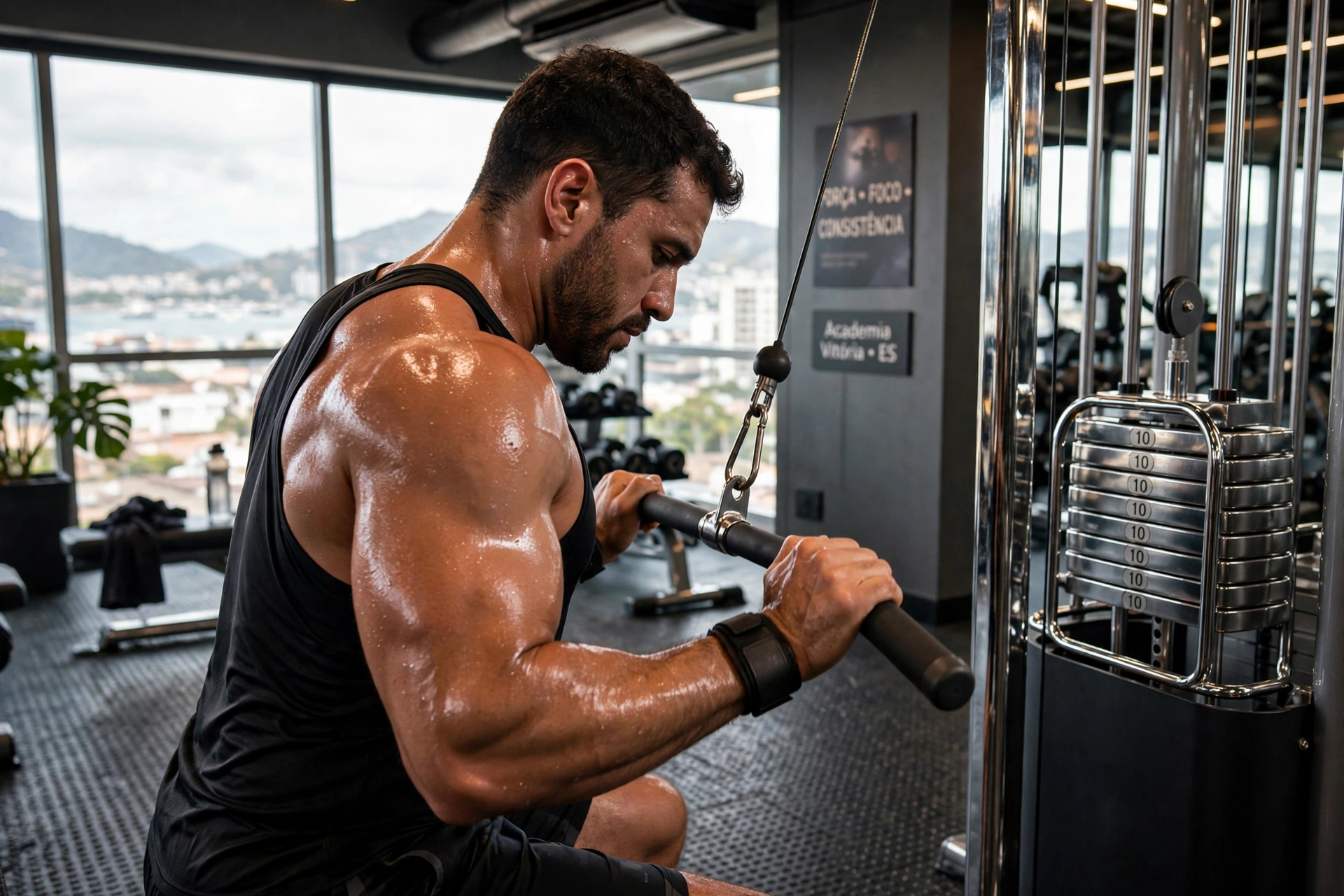 gym fitness equipment workout lat pulldown vitoria es